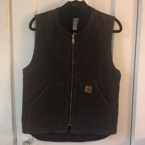 Brown Carhartt vest